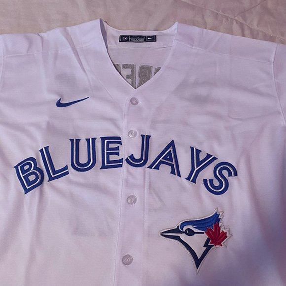 Vladimir Guerrero Jr Baseball Jersey 27# Toronto Blue Jays Jersey Nike MLB White - Picture 3 of 11